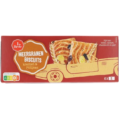 1 de Beste Meergranenbiscuit krent-rozijn
