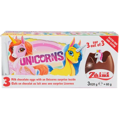 Starsweets Chocolade eieren 3 stuks