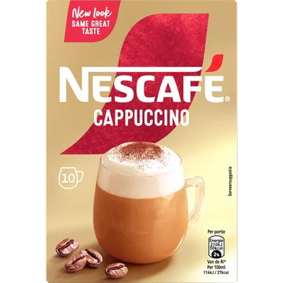 Nescafé Oploskoffie cappuccino 10 koppen