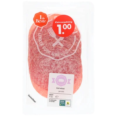 1 de Beste Cervelaat gerookt