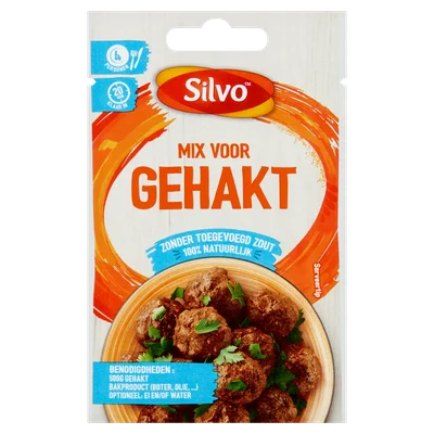 Silvo Kruidenmix gehakt zonder toegevoegd zout