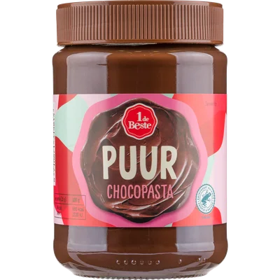 1 de Beste Chocoladepasta puur