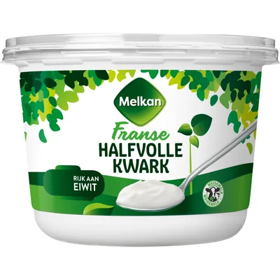 Melkan Franse kwark halfvolle