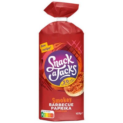 Snack a Jacks Rijstwafels bbq paprika
