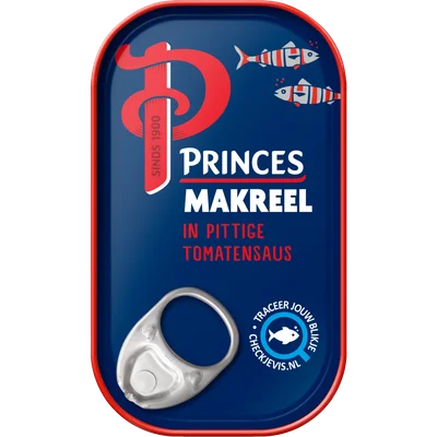 Princes Makreelfilets in pittige tomatensaus