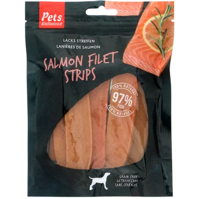Pets Hondensnacks salmon filet strips