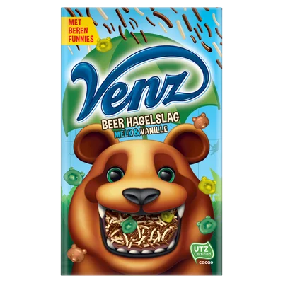 Venz Hagelslag beer melk/vanille