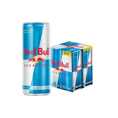 Red Bull Energy drink sugar free 4x25 cl