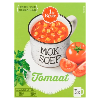 1 de Beste 1 kop soep tomatensoep 3 st.