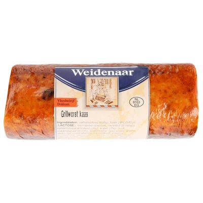 Weidenaar Grillworst kaas