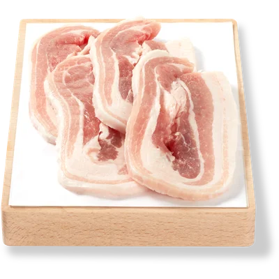 Speklap alm naturel 4 st.