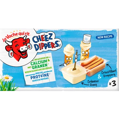 La Vache Qui Rit Cheez dippers promo pack 3 stuks