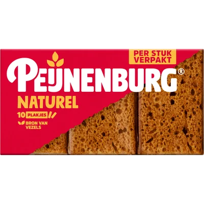 Peijnenburg Ontbijtkoek naturel portieverpakking