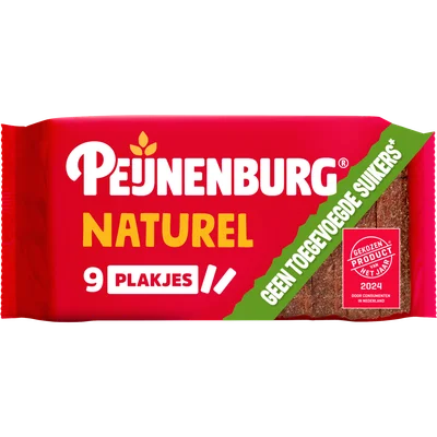 Peijnenburg Ontbijtkoek gesneden geen suiker