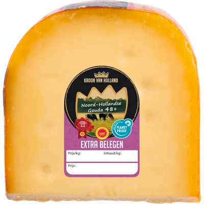 Kroon van Holland Extra belegen kaas 48+ stuk