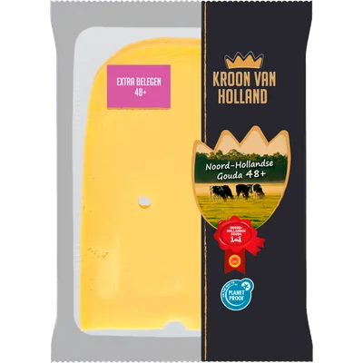 Kroon van Holland Extra belegen kaas 48+ plakken