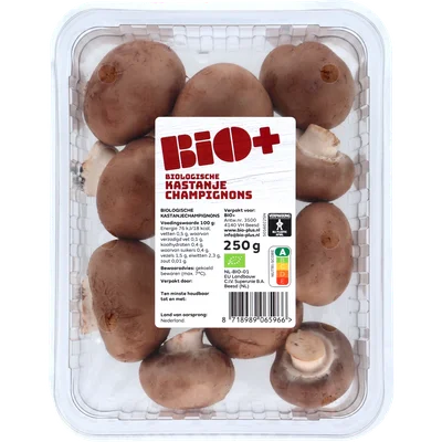 Bio+ Kastanje champignons bio