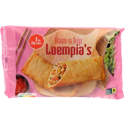 1 de Beste Loempia ham/kip 2 st.