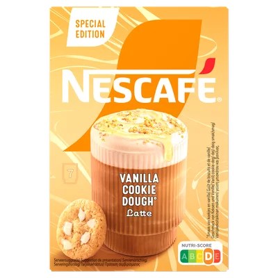 Nescafé Oploskoffie vanille cookie dough latte