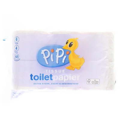 Pipi Toiletpapier 4 laags