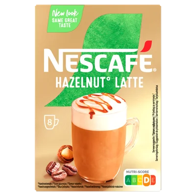 Nescafé Oploskoffie hazelnut latte 8 st.