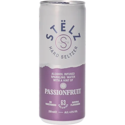Stelz Hard seltzer passionfruit