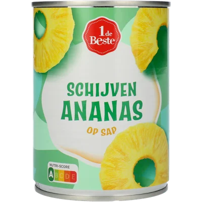1 de Beste Ananasschijven op sap