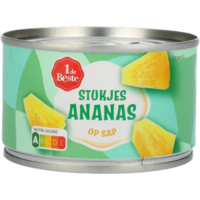 1 de Beste Ananasstukjes op sap