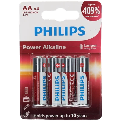 Philips Power alkaline batterijen AA