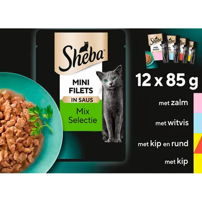 Sheba Mini filet in saus