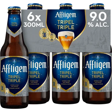 Affligem Tripel Bier Fles 6 x 300ml