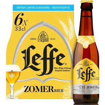 Leffe Belgisch Abdijbier Zomerbier fles 6 x 33 cl