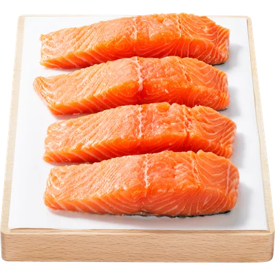 Zalmfilet met huid 4 st.