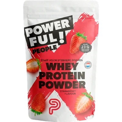 POWERFUL! PEOPLE Protein shake aardbei