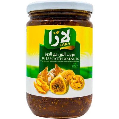 Lara Vijgenjam met walnoot