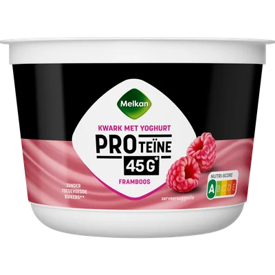 Melkan Proteine kwark framboos