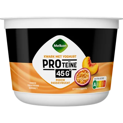 Melkan Proteine kwark perzik passievrucht