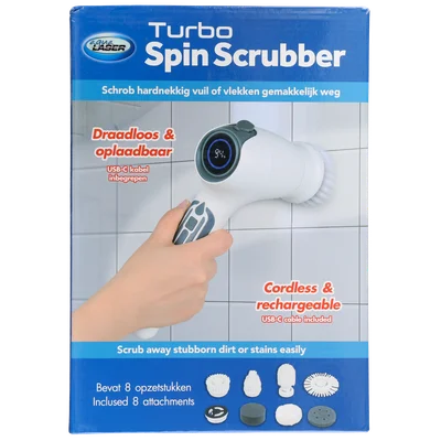 Aqua Laser Turbo spin scrubber