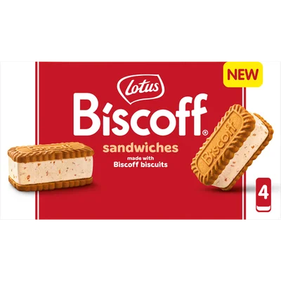 Lotus Biscoff sandwich 4 st.