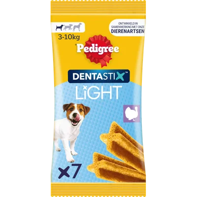 Pedigree Hondensnacks dentastix light mini 7st.