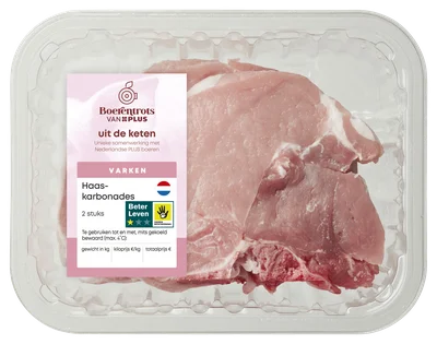 PLUS Boerentrots Haaskarbonade 2 stuks
