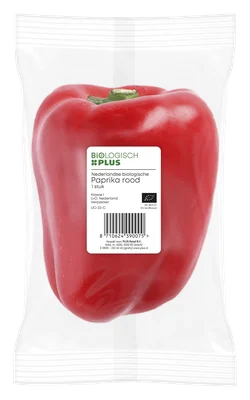 Biologisch PLUS Paprika rood