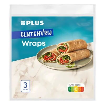 PLUS Glutenvrije wraps 3 stuks