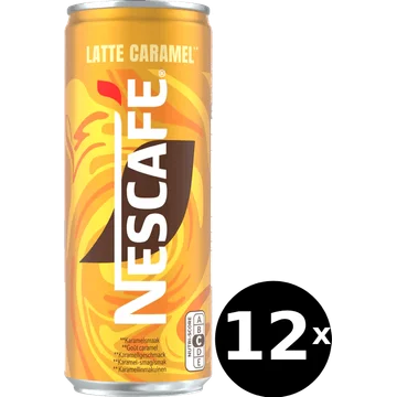 Nescafé Latte Caramel ijskoffie 12 x 250 ml