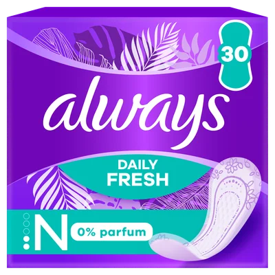 Always inlegkruisjes fresh normal 0% perfume Doos 30 st