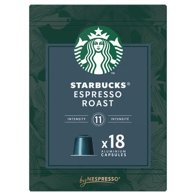 Starbucks Nespresso espresso roast voordeelpak Doos 18 st