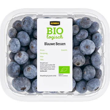 Jumbo Biologisch Blauwe Bessen 200 g