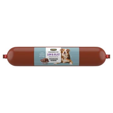 Jumbo Hondenworst met Lam & Rijst 400 g