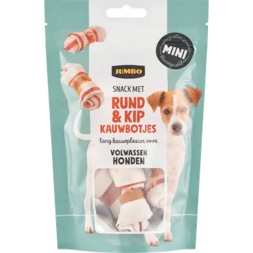 Jumbo Snack met Rund & Kip Kauwbotjes 70 g