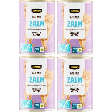 Jumbo Paté met Zalm 4 x 400 g